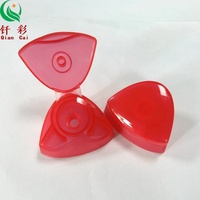 Tutup Botol Plastik Segitiga 26mm Anti Tumpah dengan Flip Top untuk Kosmetik, Sampo, Sabun Mandi, dan Kemasan Lotion
