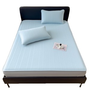 Hongchang Ice <b>Silk</b> Cooling Mat 3-Piece Set Fitted <b>Sheet</b> Summer Bedding For Infants Children Adults Elderly - Product Image 5