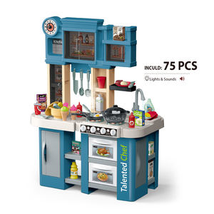 Gioco di simulazione elettrica spray per bambini tavolo da cucina giocattolo da cucina set di stoviglie da cucina giocattoli da cucina piccolo <span class=keywords><strong>chef</strong></span> - Product Image 1