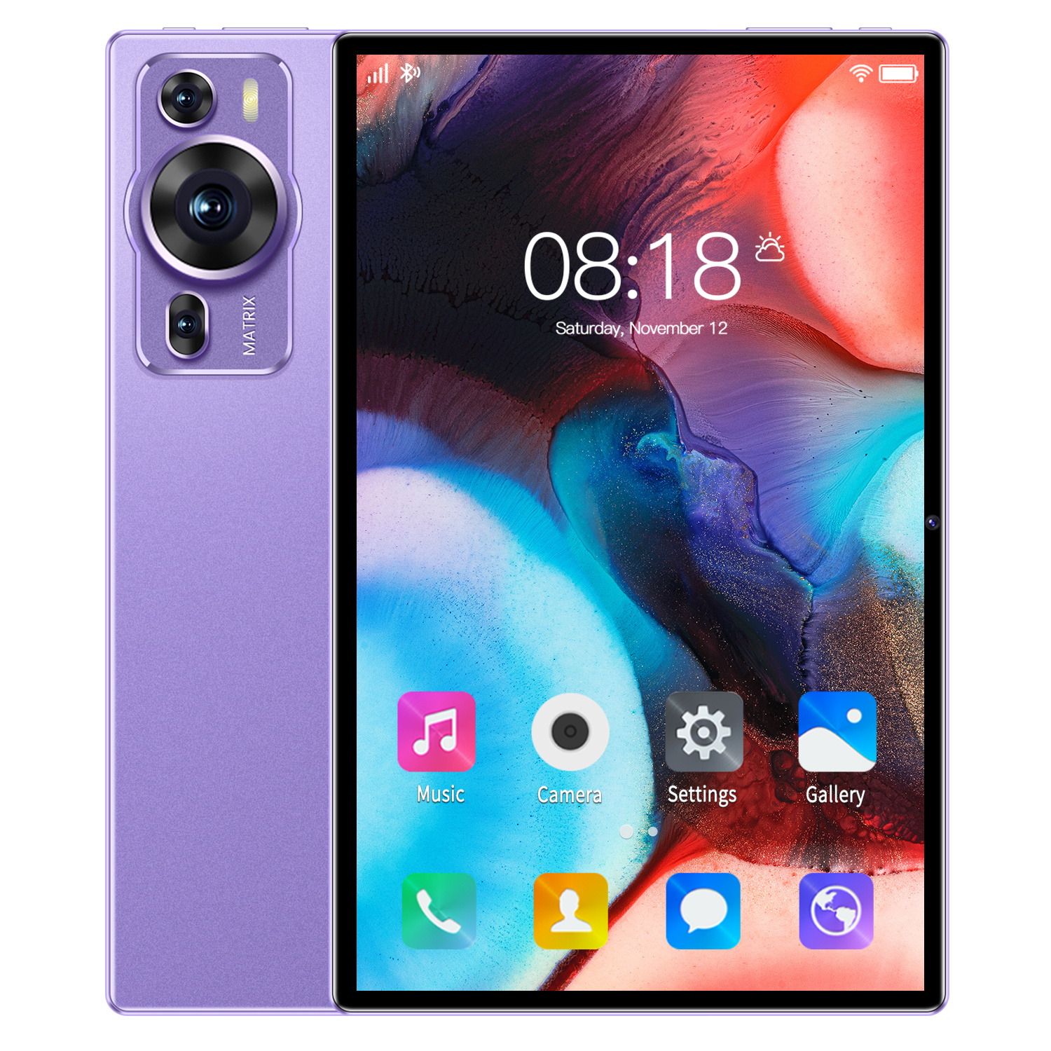 Android P60pro タブレット 大画面 シルバー P60 PRO新しい10.1インチAndroid 12.0タブレット大画面RAM 6GB +