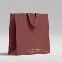 Sac en papier pour bijoux avec logo personnalisé sac à provisions fait main bijoux emballage cadeau sac en papier