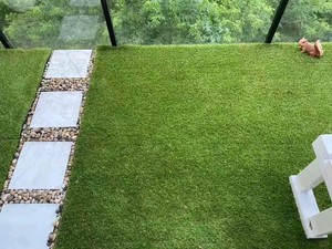 Césped Artificial de 50 mm de Alta Densidad, Césped Sintético para Exteriores, Alfombra Decorativa Verde Realista - Product Image 1