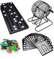Vente en gros d'ensemble de jeux de bingo Jeu de bingo de luxe Jeu de bingo