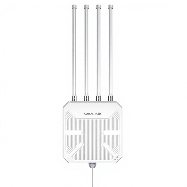 WN573HBE2 Outdoor AP Router Dual Band WiFi7 Repeater POE Powered Waterproof for Garage & Courtyard