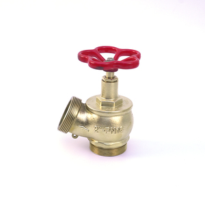 Vanne d'angle de sécurité incendie en laiton à filetage externe de 2 pouces pour adaptateur de bouche d'incendie et vanne d'atterrissage de type Y - Product Image 6