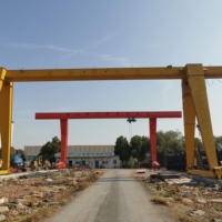 Grue portique monopoutre de 5 tonnes pour la manutention de marchandises dans des entrepôts de haute qualité, le chargement et le déchargement de produits dans les bâtiments industriels
