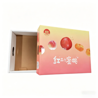 Boîtes en carton ondulé en gros, taille standard, recyclables, en kraft, pour boîtes à fruits