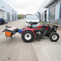 Tracteur à roues micro 4x4 pas cher, petit tracteur pour jardin, verger, terres cultivées, 20-35 CV, pièces de tracteurs à roues hydrauliques miniatures