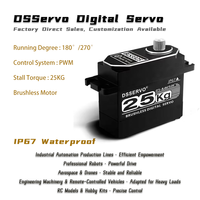 Moteur servo brushless BLS3325 25KG avec boîtier entièrement métallique pour voitures RC à l'échelle 1/8, 1/10, 1/12, robots Baja, gyros et pièces d'avions RC