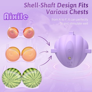Vibrateur de mamelons avec sangles, jouets de mamelons portables pour femmes, vibrateurs connectés via application, jouets pour adultes, jouet sexuel vibrant pour succion des mamelons pour couples - Product Image 3