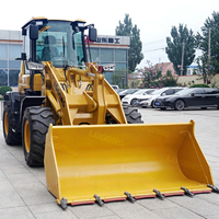 LUGONG LG938 murah 2ton 3ton roda kompak muatan depan akhir pemuat Harga diesel kecil