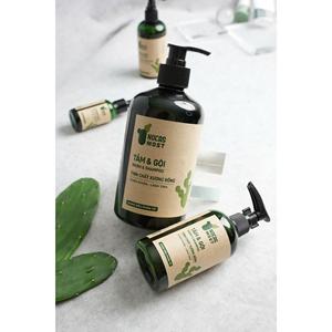 Champú y Gel de Ducha 2 en 1 con Extracto Natural de Cactus y Menta, 150 ml, Gel de Ducha Herbal para Todo Tipo de Piel, Limpieza Profunda, Vietnam - Product Image 5