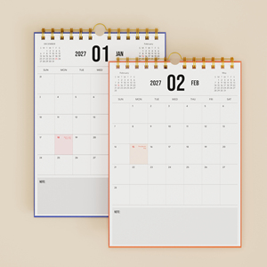 Calendario de Papel para la Elaboración de Objetivos 2027, Personalizado, con Motivación Interior, Rastreador de Hábitos de Color, Tablero de OKR Cuatrimestral para el Estudio, Paquete de Entrenador de Vida - Product Image 1