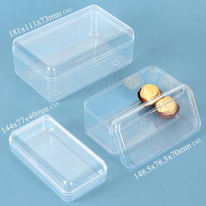 Boîte d'Emballage en Plastique SUNSHING pour Gâteaux de <span class=keywords><strong>Noël</strong></span>, Biscuits, Desserts, Chocolats Rectangulaires, Conteneur à Desserts pour <span class=keywords><strong>Ferrero</strong></span> <span class=keywords><strong>Rocher</strong></span> - Product Image 1