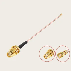 SMA nữ để U.FL đa đầu cáp SMA để IP1 2 3 4 5 6 8 cách cáp 4G Wifi Antenna Pigtail mở rộng RF rg178 Cáp - Product Image 6