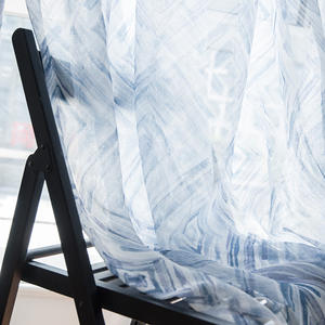 Style européen de haute qualité, rideaux imprimés motif Floral, rideaux occultants unis 100% Polyester pour décoration de salon/ - Product Image 5