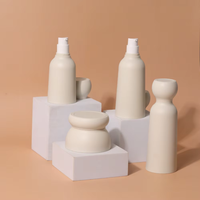 Flacon pompe cosmétique personnalisé en gros, couleur personnalisée, pour crème de soin de la peau, avec design imprimé à l'écran