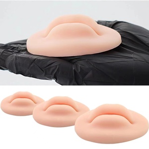 Modelo de Labios de Silicona 3D, Labios Simulados para Práctica de Maquillaje Permanente, Entrenamiento de Tatuaje Falso, Suministros de Microblading PMU - Product Image 3