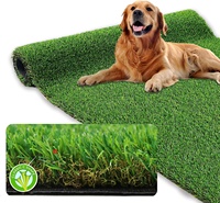 100% Reines Polypropylen Grüner Rasenteppich für Garten Hof Landschaft Rasen Kunstrasen-Matten für Außen- und Innenbereich Fußball Kunstrasen