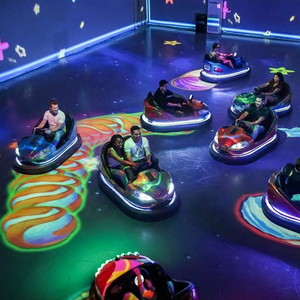 Juego de Autos Chocones Eléctricos para Parque de Atracciones 2026, Juegos Interactivos con Proyector para Parques de Diversiones Interiores - Product Image 2