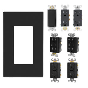 Mvavava אמריקה uel & cul רשום 1/2/3/4 כנופיה wlot gfci us wr/tr תקע 20w pd USB מתג קיר מתג לשקע שקע - Product Image 1