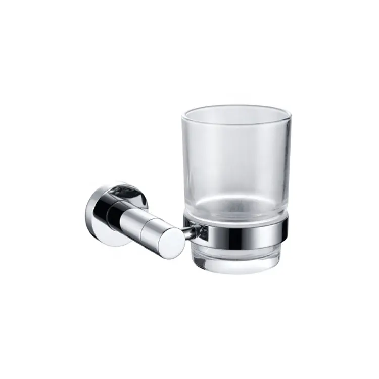 KHÁCH SẠN phòng tắm bàn chải đánh răng cup chủ treo tường duy nhất Glass cup chủ