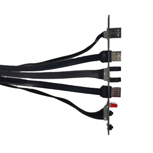บอร์ดวงจรเมนบอร์ด PC,GPU Dual USB3.0 + USB2.0ฟลอปปี้ไดรฟ์ฮับเอาต์พุตเสียงบอร์ดขยาย PCB อิเล็กทรอนิกส์สำหรับผู้บริโภค - Product Image 4