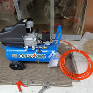 Compresseurs <span class=keywords><strong>d</strong></span>'<span class=keywords><strong>air</strong></span> portables électriques Bison China, économiques, 1,5 CV, 25 L, 220 V, entraînement direct, pour peinture au pistolet - Product Image 1