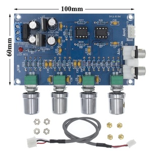 XH-M164 <span class=keywords><strong>NE5532</strong></span> สเตอริโอ พรีแอมป์ บอร์ดปรับโทนเสียง โมดูลเครื่องขยายเสียง 4 ช่องสัญญาณ วงจรควบคุม 4CH CH พร้อมพรีแอมป์โทรศัพท์ - Product Image 1