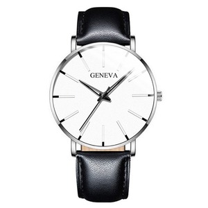 Reloj <span class=keywords><strong>de</strong></span> <span class=keywords><strong>pulsera</strong></span> <span class=keywords><strong>de</strong></span> cuarzo minimalista ultrafino para hombre, cinturón <span class=keywords><strong>de</strong></span> moda <span class=keywords><strong>de</strong></span> negocios, hebilla <span class=keywords><strong>de</strong></span> cristal, esfera <span class=keywords><strong>de</strong></span> 40mm, reloj <span class=keywords><strong>de</strong></span> cuero Masculino - Product Image 2