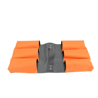 Sac de transport pliable pour 6 bouteilles de vin avec logo personnalisé, sac isotherme pour vélo, vente en gros