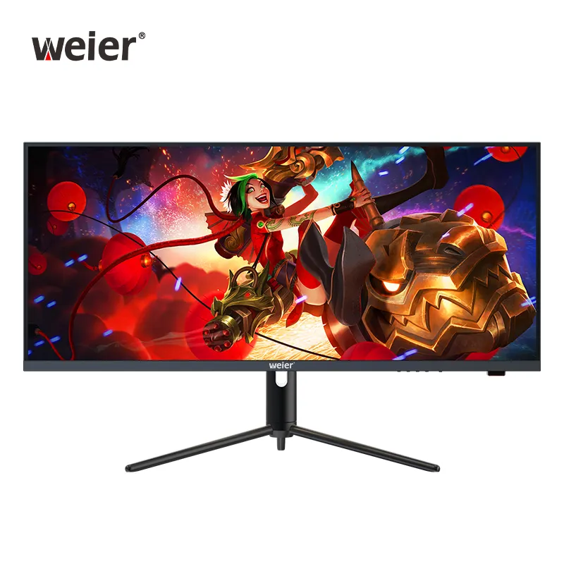 Weier 34 inch gaming monitor led monitor anti-blue light monitor led screen cheap price