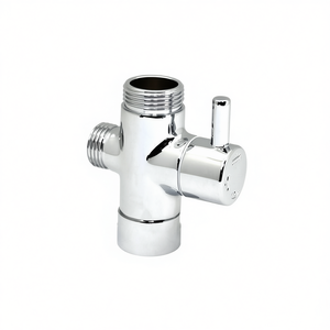 วาล์วเปลี่ยนทิศทางน้ำฝักบัวแบบโครเมียม 3 ทาง สำหรับอุปกรณ์ก๊อกน้ำในห้องน้ำ - Product Image 3