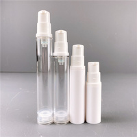 Échantillon Gratuit 5ml 10ml 15ml Flacon Pompe Airless en Plastique pour Crème Fond de Teint Liquide Portable Vaporisateur Cosmétique