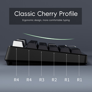 <strong>XVX</strong> Cherry Profile Keycaps Japanese Layout Black PBT <strong>Keycap</strong> Mechanical Keyboard Double Shot Keycaps - Product Image 4