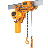 Palans de levage électriques à chaîne de 5 tonnes pour ateliers de fabrication d'acier et chantiers de construction