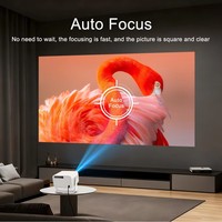Projecteur de cinéma maison portable Lonnst Google TV LED à mise au point automatique LCD P20 GTV Android 13, prise en charge 4K, WiFi 6, stéréo HIFI