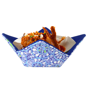 Sous-plats carrés modernes en coton pour aliments chauds, supports polyvalents résistants à la chaleur pour bols et assiettes - Product Image 1