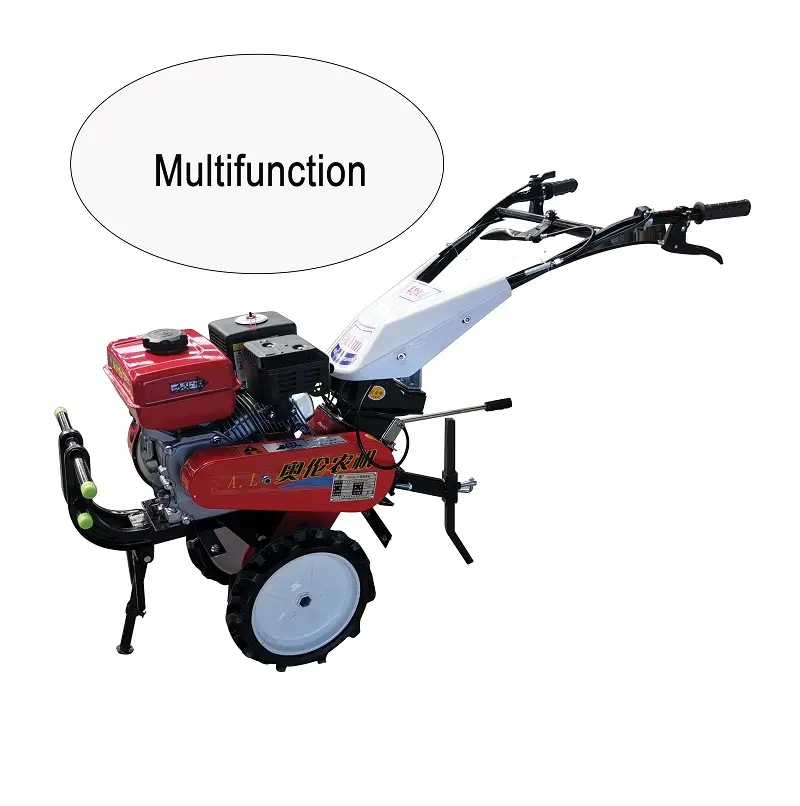 Motocultor 18cp para jardín, cultivadores de mano, Motocultor de gasolina, Tractor pequeño, baldes, Pawar, arado