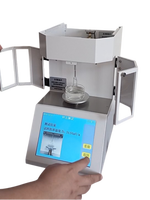 Tensiomètre de surface d'huile HOPU HZL avec couvercle coupe-vent, tensiomètre de laboratoire pour liquides, 220V 40W, montage au sol