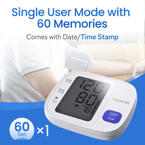 Transtek giá rẻ Giảm phát BP đo lường LCD hiển thị cánh tay loại nhà huyết áp kiểm tra máy kỹ thuật số shygmomanometer - Product Image 4