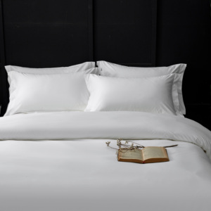 Sábanas planas de algodón para Hotel, ropa de cama, suministros de hospital, venta al por mayor - Product Image 2