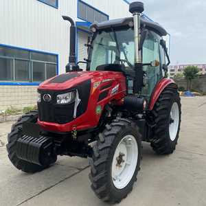 Tracteur à roues 100 CV 4 roues motrices, tracteur agricole multifonctionnel - Product Image 1