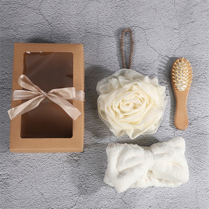 Wholesale Wooden Loofah Wedding Bath Gifts Happy Mothers Day Spa Gift for Mom Set Customized Gift Set for Women - Product Image 4