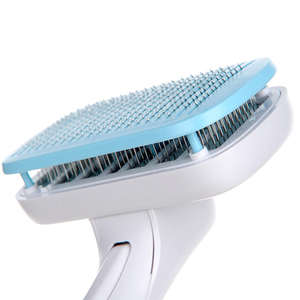 แปรงหวีสัตว์เลี้ยงแบบยั่งยืน ทำจากสแตนเลสและ ABS สำหรับแมวและสุนัข ใช้สำหรับสัตว์ขนาดเล็ก - Product Image 2