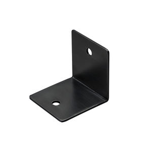 Accessoires de cloison de toilette publique de haute qualité de style espagnol 304 en acier inoxydable noir - Product Image 3