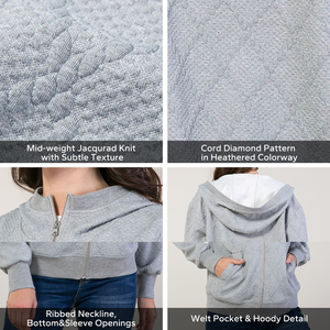 <span class=keywords><strong>Veste</strong></span> à capuche surdimensionnée universitaire personnalisée matelassée utilitaire vintage de grande taille pour femmes fabricant - Product Image 2