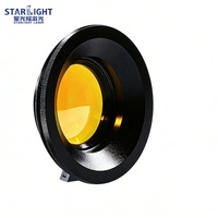 Lentille F-Theta STARLIGHT personnalisée F250 F300 ZnSe 10,6μm M85 pour marquage laser CO2