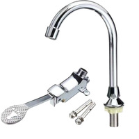 Robinet de lavabo moderne et minimaliste pour hôpital, mitigeur en cuivre massif, finition électrolytique, design Dragon Kinglions KL-45V1