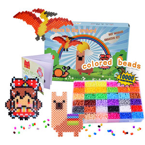 Populaire 10000 pièces fusible perles Puzzles à la main Hama fusible ensemble de repassage pour enfants 5mm PE matériel bricolage jouets pour enfants - Product Image 2